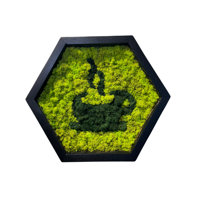 Coffee Moss Art | Moss Wall for Coffee Lovers | Custom Moss Wall in Indianapolis | Coffee Art