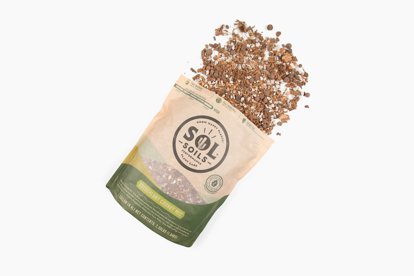 Soil (2Qt) Houseplant Chunky Mix (Aroid/Tropical Mix)