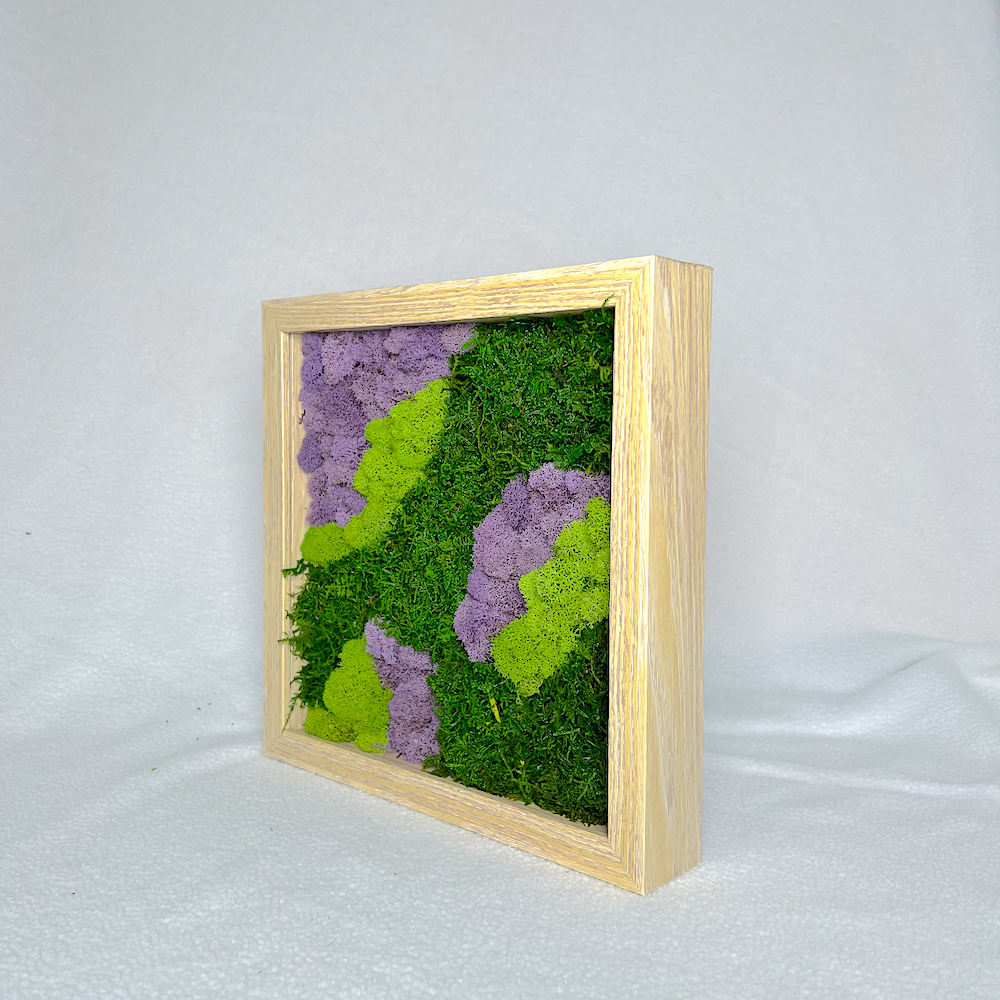 Purple People | Moss Wall Art | Preserved Moss Art