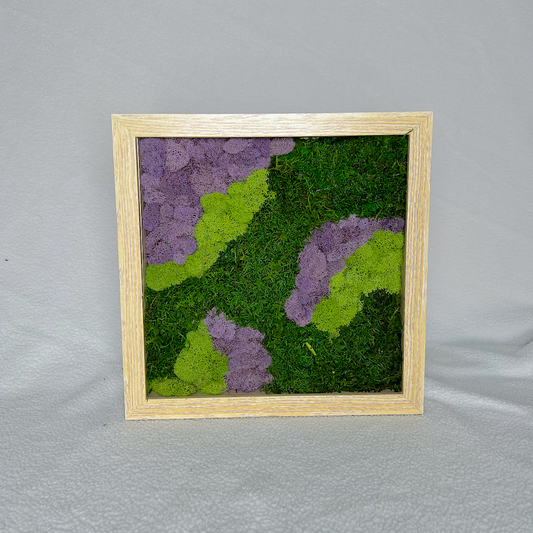 Purple People | Moss Wall Art | Preserved Moss Art