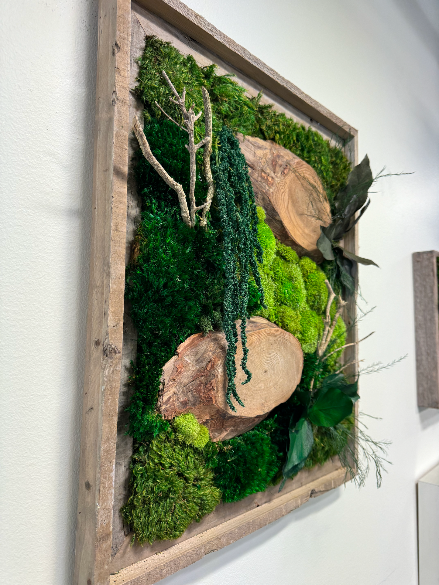 Handmade Moss Wall Art | Preserved Moss Art | Sustainable Decor