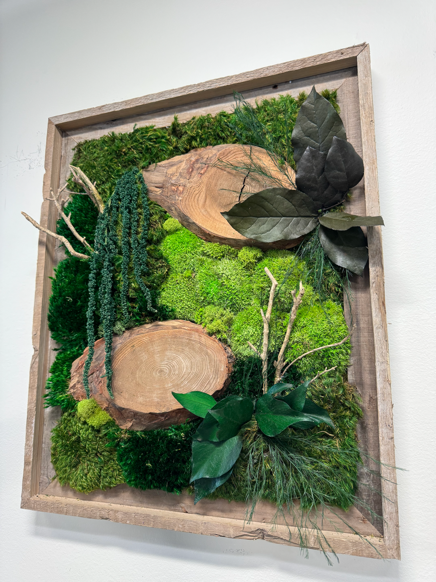 Handmade Moss Wall Art | Preserved Moss Art | Sustainable Decor